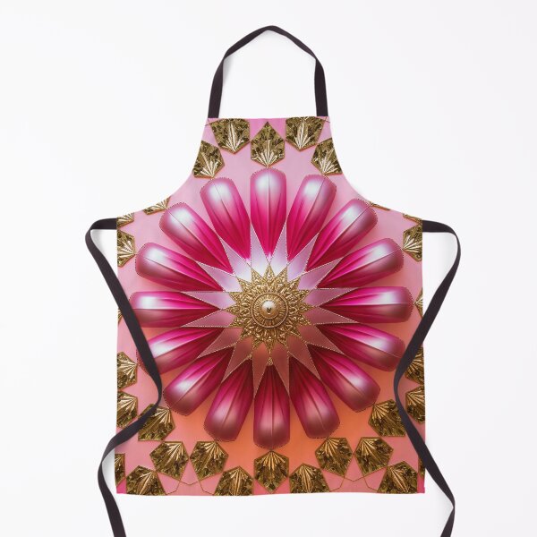 Item preview, Pink pattern with gold center designed and sold by Girih.