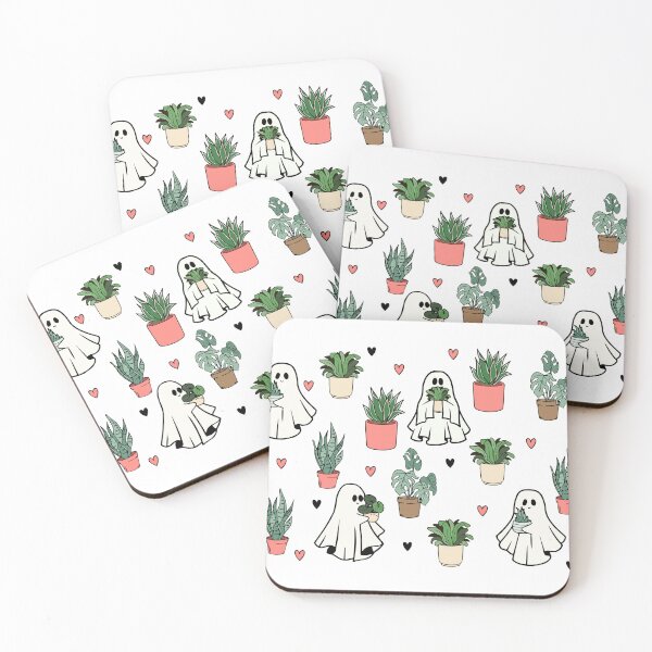 Item preview, Cute Ghosts and Plants  designed and sold by wesdesignshop.