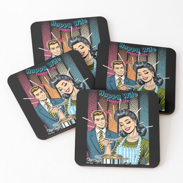 Item preview, Traditional Wife Happy Wife Happy Life Funny Gift for Married Couples designed and sold by InfinVibeDesign.