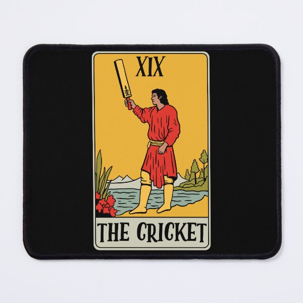 Item preview, The Cricket - Funny Cricketer Tarot Card designed and sold by isstgeschichte.
