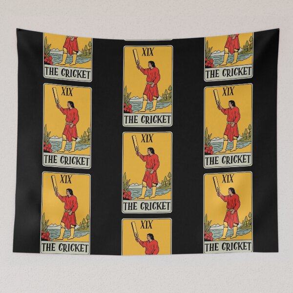 Item preview, The Cricket - Funny Cricketer Tarot Card designed and sold by isstgeschichte.