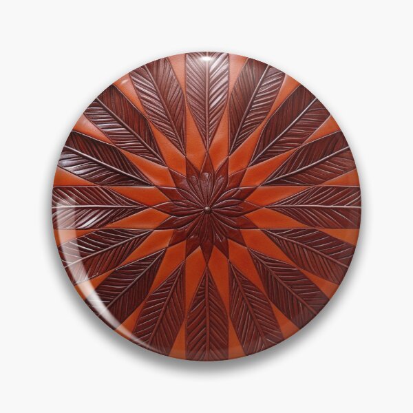 Item preview, Symmetrical pattern made of embossed leather designed and sold by Girih.