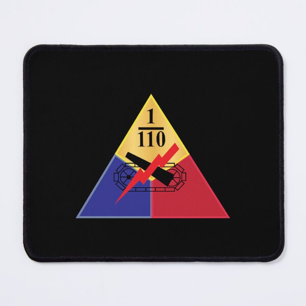 Item preview, Armor - 1st Battalion, 110th Armor Regiment - SSI wo Txt designed and sold by Military Insignia Products.