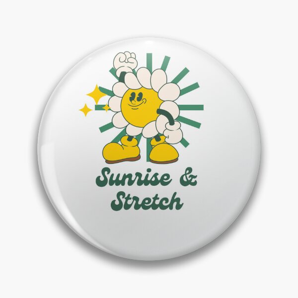 Item preview, Sunrise & Stretch Retro Flower Power T-Shirt designed and sold by fashionsicon.