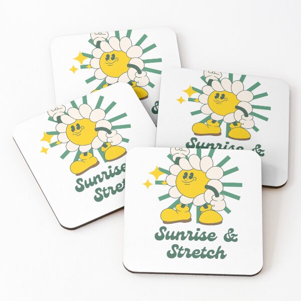 Item preview, Sunrise & Stretch Retro Flower Power T-Shirt designed and sold by fashionsicon.