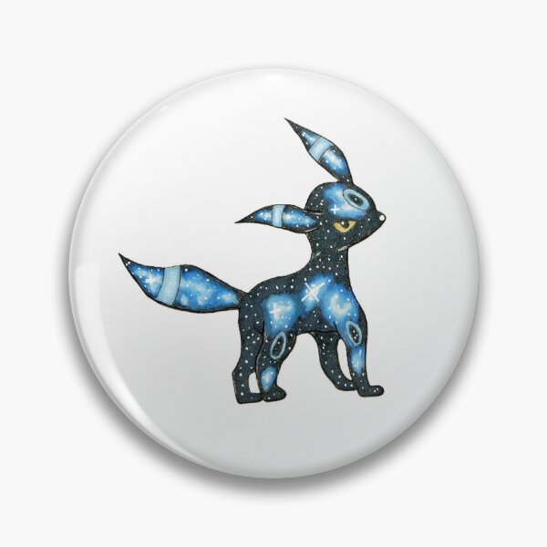 Item preview, Galactic Blue Cat – Journey to the Stars (exclusive collection) badge designed and sold by ArtbyLums.
