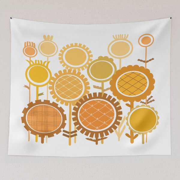 Item preview, Golden flowers designed and sold by SpottedPilot.