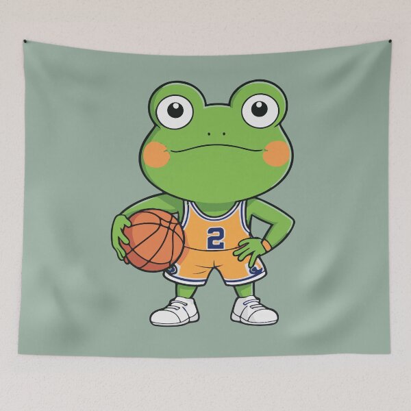 Item preview, Basketball frog designed and sold by Atlantico54.