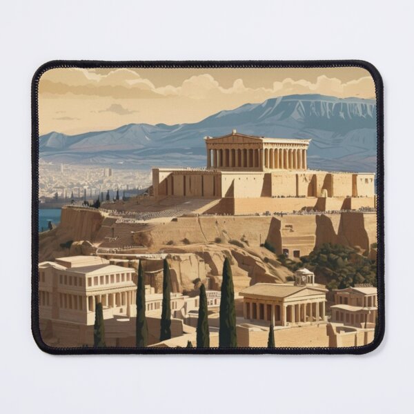 Item preview, 079 Vintage Acropolis, Greece Poster Design designed and sold by Alexis Art Collection.
