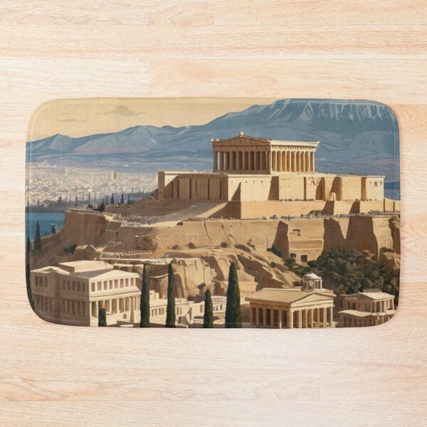 Item preview, 079 Vintage Acropolis, Greece Poster Design designed and sold by Alexis Art Collection.