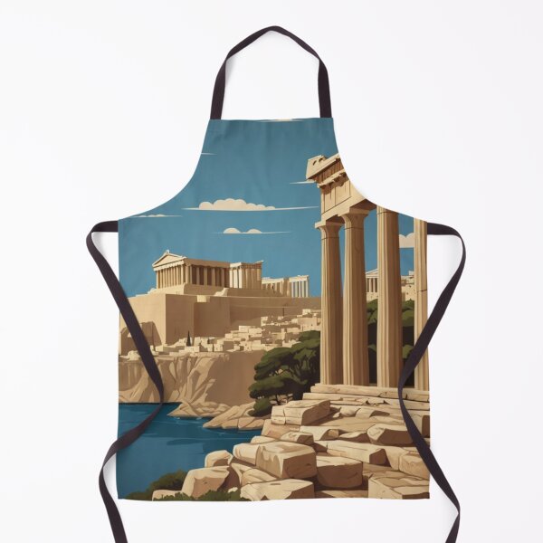 Item preview, 080 Vintage Acropolis, Greece Poster Design designed and sold by Alexis Art Collection.