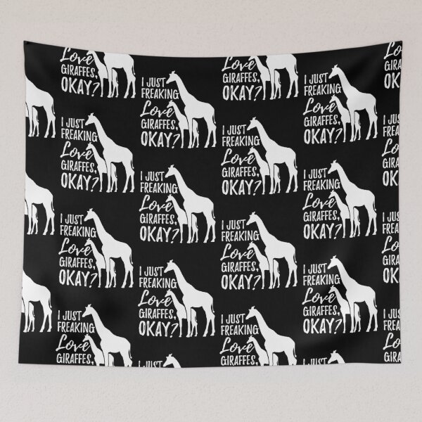 Item preview, Cute Giraffe Shirt for Girls I Just Freaking Love Giraffes designed and sold by rused.