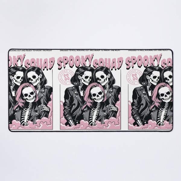 Item preview, Spooky Squad Skeleton Rock Halloween designed and sold by DrawHandArt.