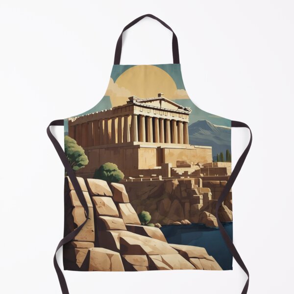 Item preview, 081 Vintage Acropolis, Greece Poster Design designed and sold by Alexis Art Collection.