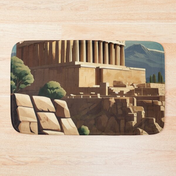 Item preview, 081 Vintage Acropolis, Greece Poster Design designed and sold by Alexis Art Collection.