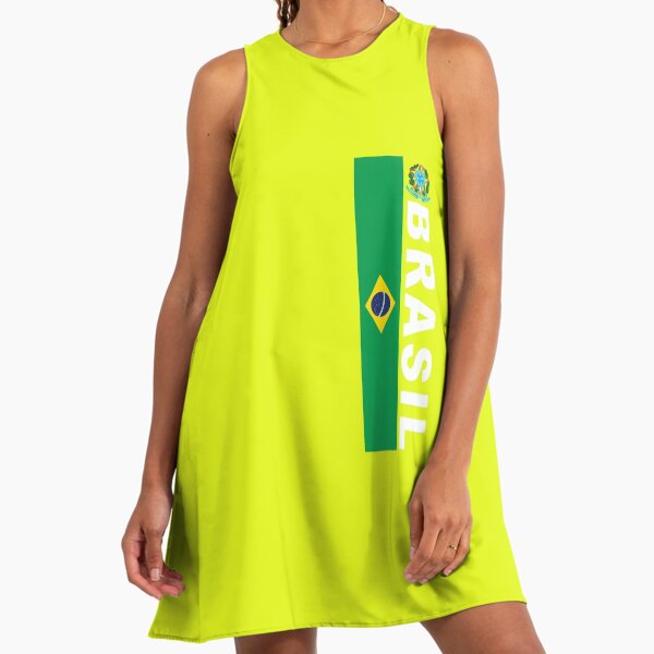 Brazil Soccer Team Dresses for Sale | Redbubble