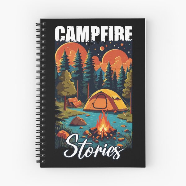 Item preview, Historias de fogatas: disfruta de la magia de las tardes al aire libre designed and sold by Design Quill  Studio.