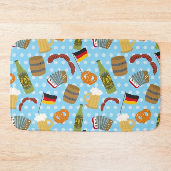 Item preview, Oktoberfest Pattern With Food and Beer designed and sold by KeeganCreations.