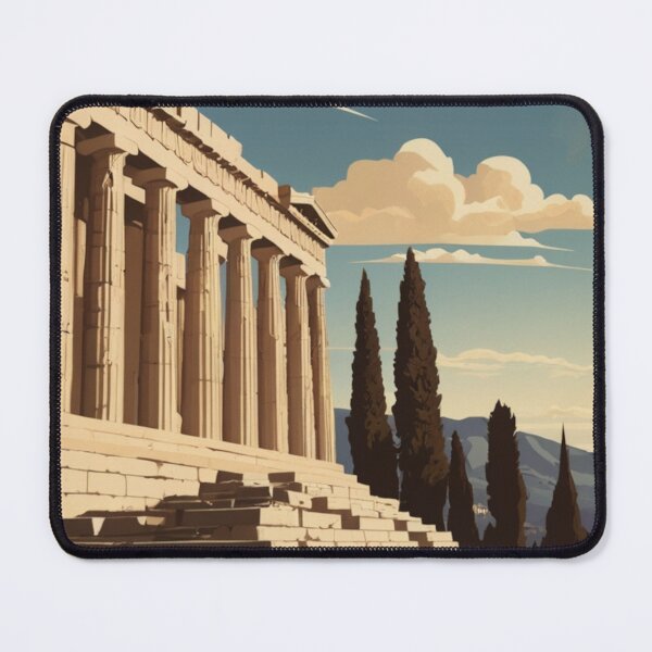 Item preview, 082 Vintage Acropolis, Greece Poster Design designed and sold by Alexis Art Collection.