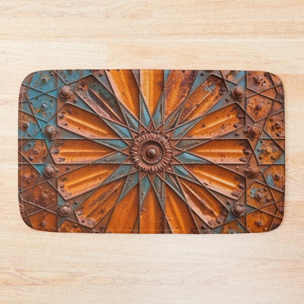 Item preview, Symmetrical metal design with ray pattern designed and sold by Girih.
