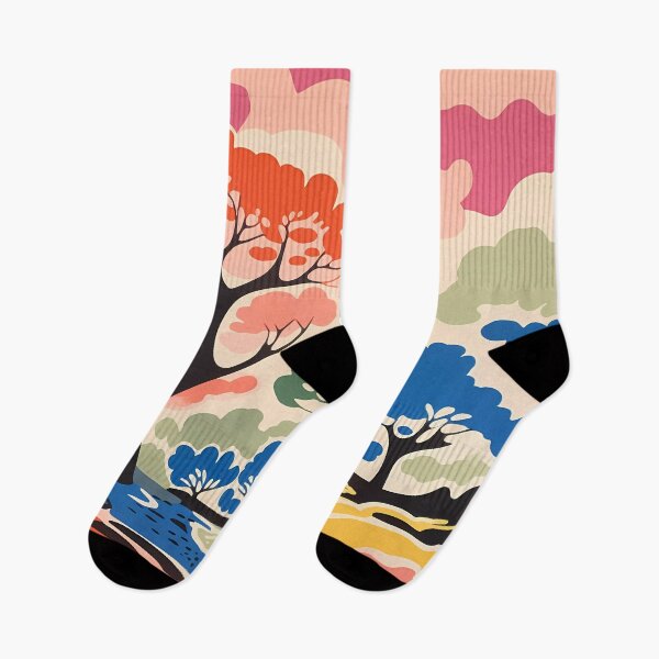 Item preview, Colorful Trees Clouds Fauvism Mattis designed and sold by NosandEdgy.