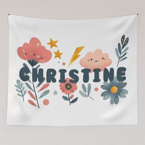 Item preview, Name Christine - personalized designed and sold by karolinahinc.