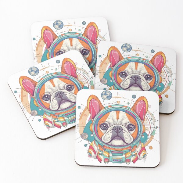 Item preview, Astronaut Bull dog  designed and sold by WickerStudio.