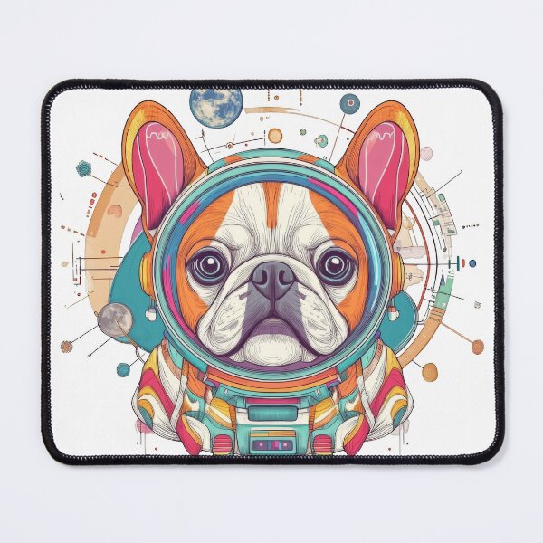 Item preview, Astronaut Bull dog designed and sold by WickerStudio.