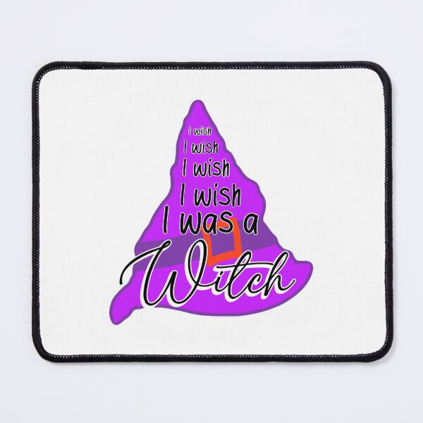 Item preview, “I Wish I Was A Witch” - Spooky and Cozy Halloween Design in Purple designed and sold by TeaLimeTwo.