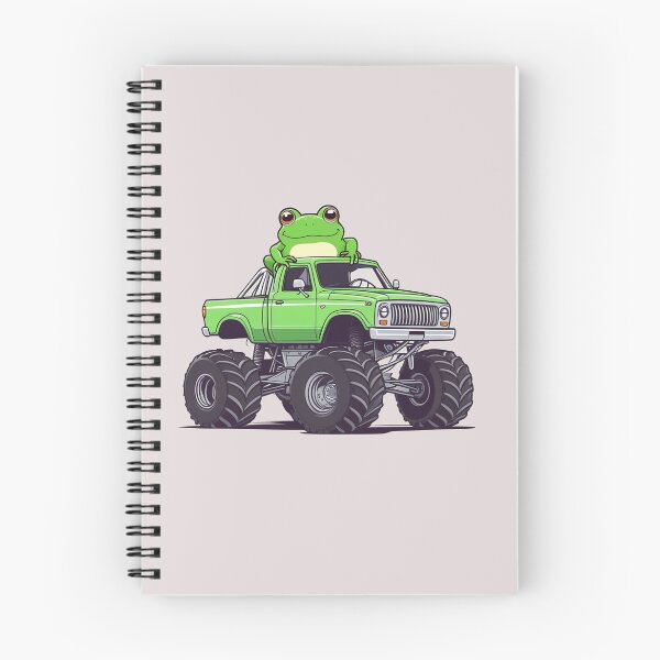 Item preview, Frog in monster truck designed and sold by Atlantico54.