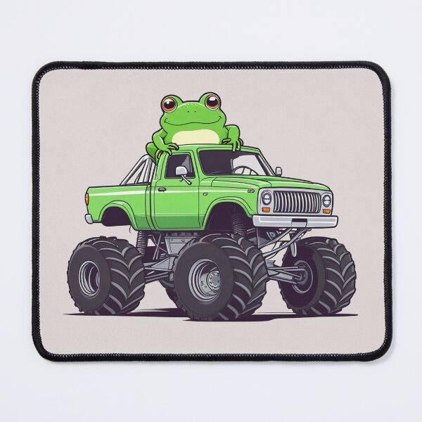 Item preview, Frog in monster truck designed and sold by Atlantico54.