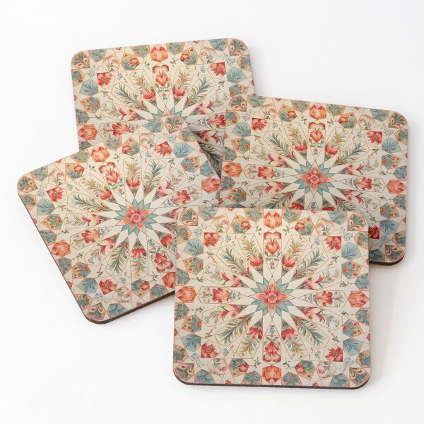 Item preview, Symmetrical floral and geometric pattern designed and sold by Girih.