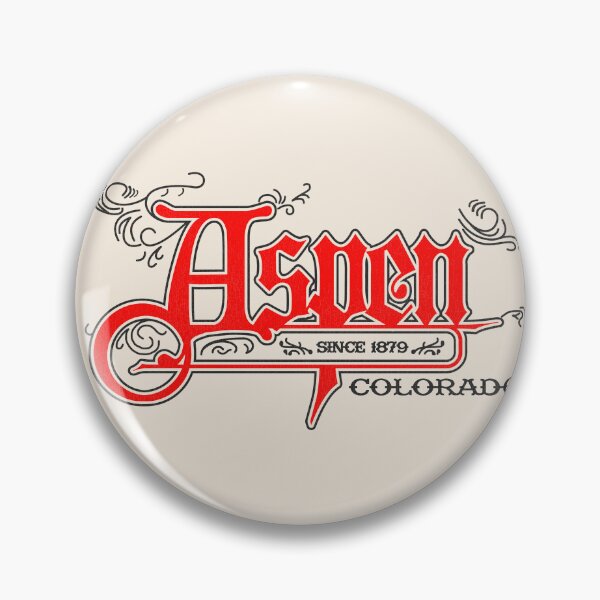 Item preview, ASPEN Vintage Scroll Style Tourist Souvenir designed and sold by ourkid.