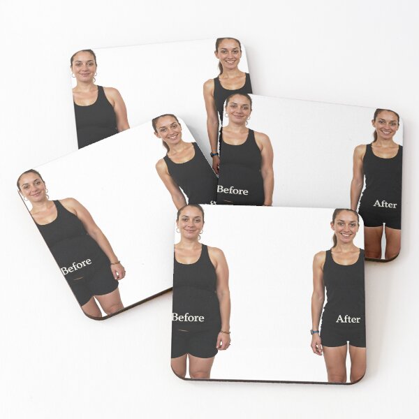 Item preview, female fitness models before & after designed and sold by Creative88Art.