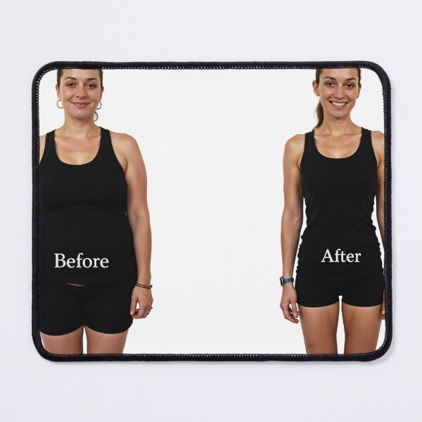 Item preview, female fitness models before & after designed and sold by Creative88Art.