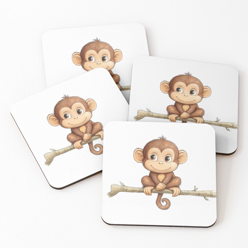 Item preview, Coasters (Set of 4) designed and sold by WickerStudio.