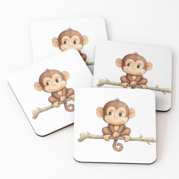 Item preview, Little monkey designed and sold by WickerStudio.