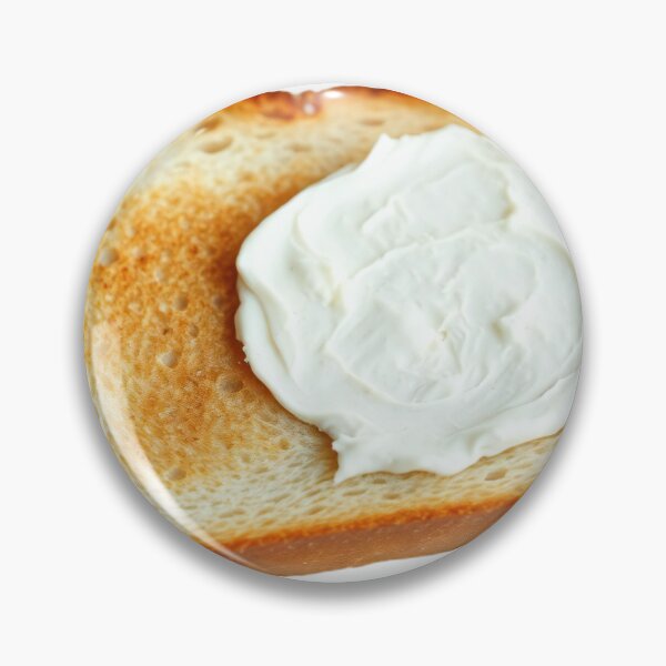 Item preview, isolated bread with cream designed and sold by Creative88Art.