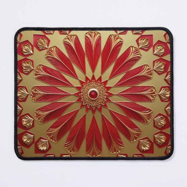 Item preview, A Star in Red and Gold designed and sold by Girih.