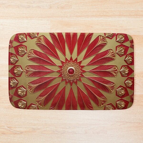 Item preview, A Star in Red and Gold designed and sold by Girih.