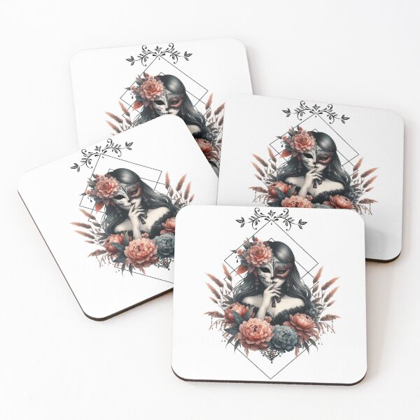 Item preview, Shadow Mask: Mysterious Beauty in Flowers designed and sold by Zientala.