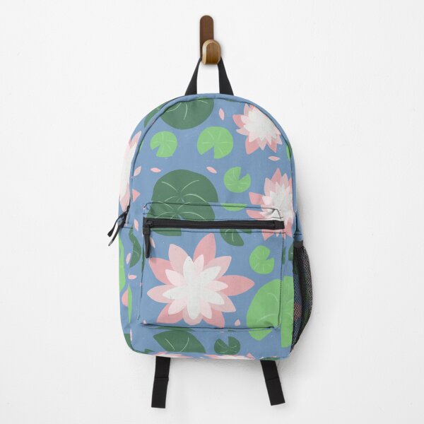 Item preview, Colorful and peaceful water lilies in a pond designed and sold by Pixie Lopi.