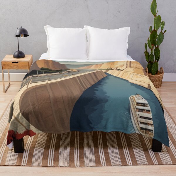 Item preview, 088 Vintage Corinth Canal, Greece Poster Design designed and sold by Alexis Art Collection.