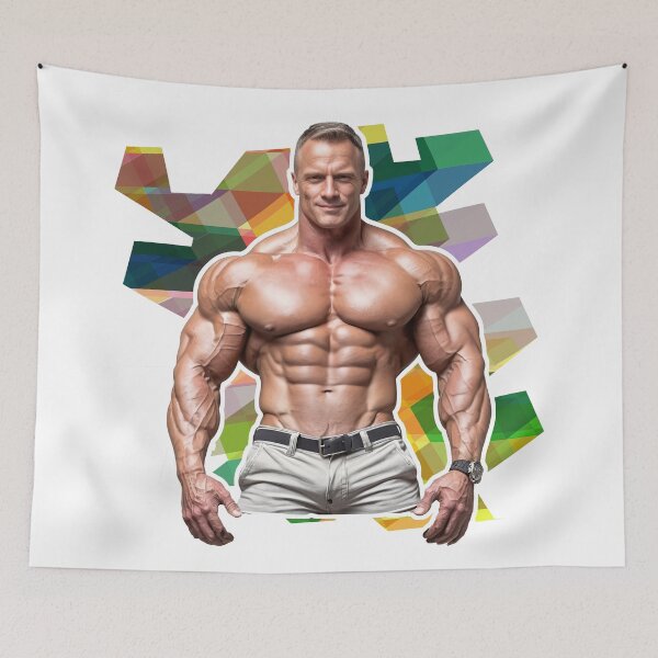 Item preview, New Series: Bodybuilder Sticker #66 designed and sold by ForeverPrintsOK.