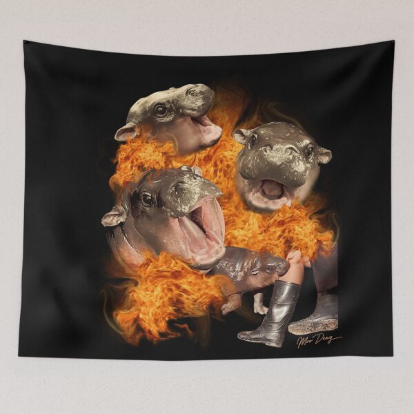Item preview, Moo Deng Is Fire! designed and sold by ourkid.