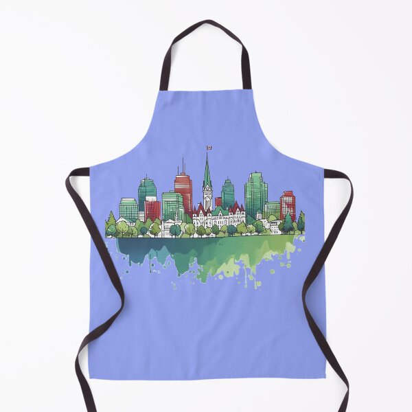 Item preview, Copy of Minimalist Kitchener Canada Skyline in Watercolor,  designed and sold by PaintMeWorld.