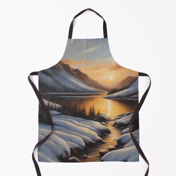 Item preview, Snowy Mountain in Sunset designed and sold by CalmnessbyChoice.
