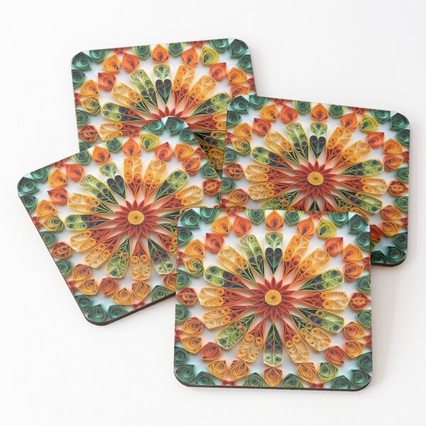 Item preview, Colorful paper quilling pattern designed and sold by Girih.