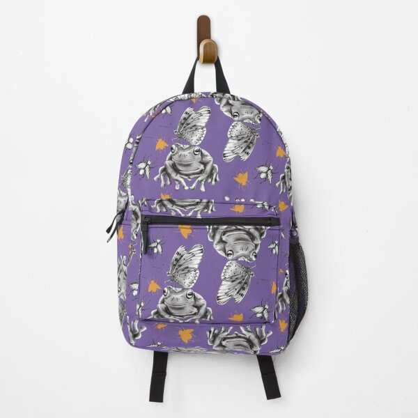 Item preview, A Pencil Drawing of a Frog with a Butterfly on Its Head: A Cute Nature Illustration designed and sold by Pandositive.