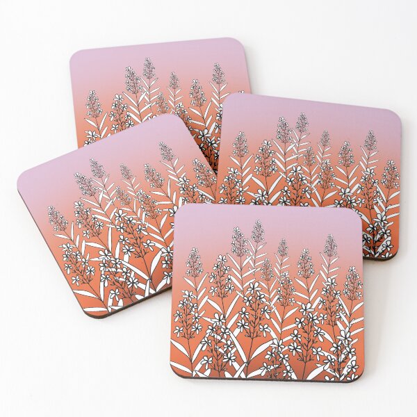 Item preview, Autumn flowers , delicate autumn atmosphere. Subtle, deep gradient, orange, pink, white, black. designed and sold by My-fake-places.
